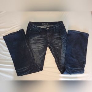 Miss Me "Megan" Low Rise Flap Pocket Boot Cut